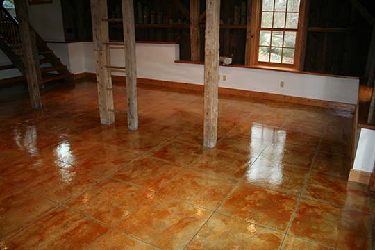 concrete stain. Concrete stain and sealer