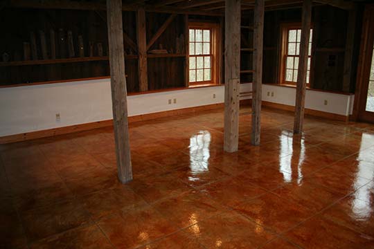 concrete stain. Concrete stain and sealer